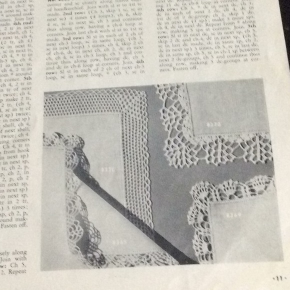 Vtg 23 page Edgings Magazine from 1942. Clarks. - Picture 5 of 6